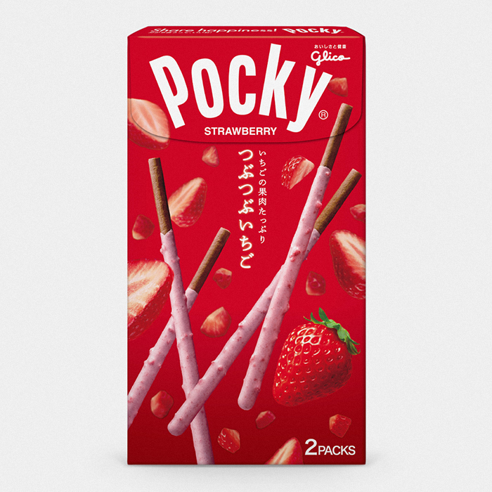 Crunchy Strawberry Pocky Japanese Chocolate