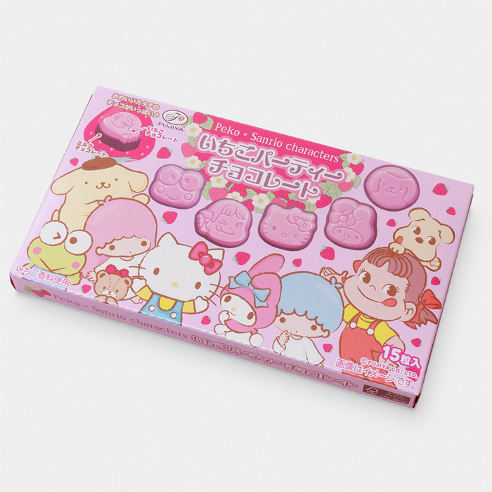 Japanese Strawberry Party Chocolate - Peko x Sanrio