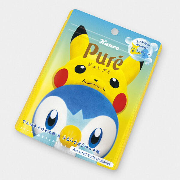 Puré Gummy Candy – Pikachu & Piplup Soda