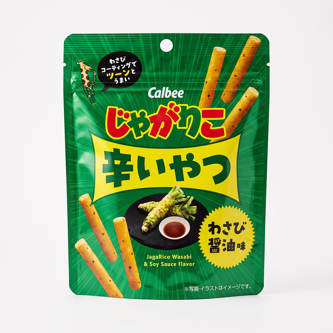Calbee Jagarico Spicy Wasabi Soy Sauce