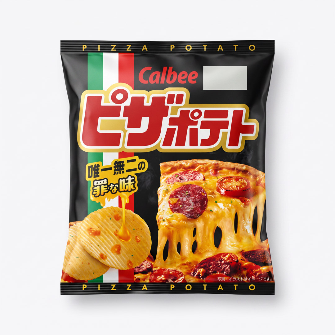Calbee Pizza Potato Chips