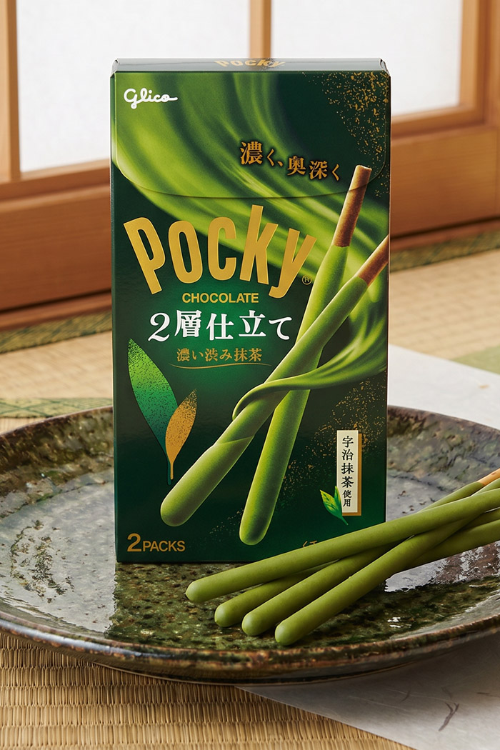 Pocky Double Layer – Matcha