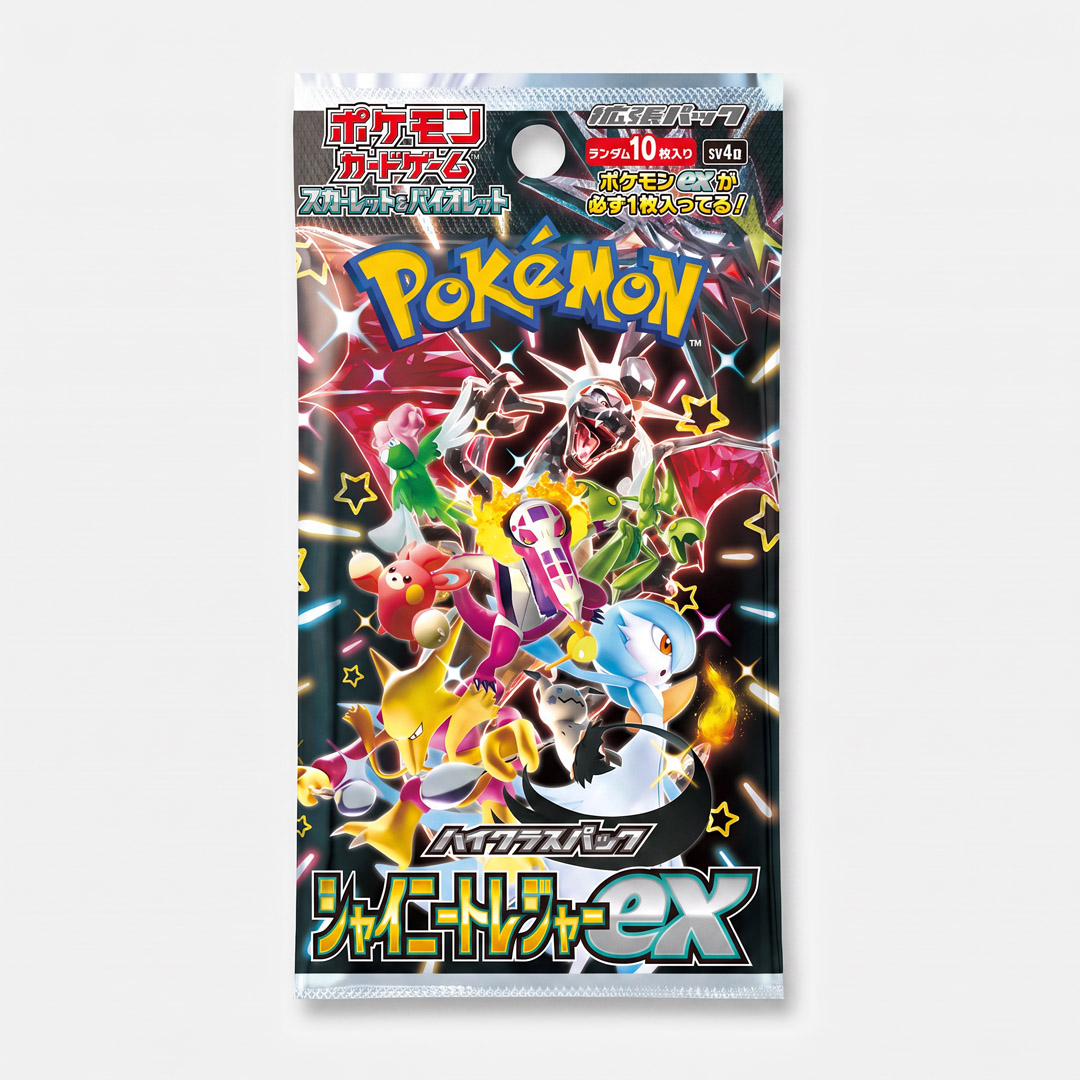 Shiny Treasure ex Pokémon Card Booster Pack