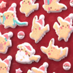 Pokémon Junbi Chu! 2026 Christmas Sparkling Puffy Stickers - Image 2